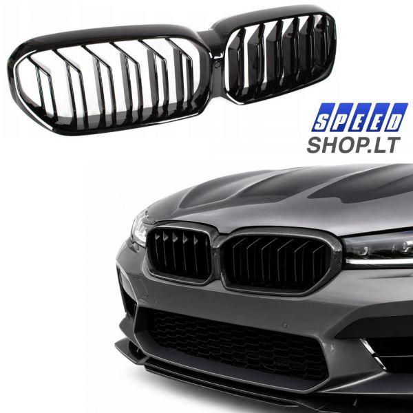 BMW G30 G31 LCI M5 LOOK juodos grotelės